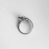 Sterling Silver Dragon Ring, Silver Ring, Boho Ring, Spirit Animal Ring