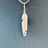 Sterling Silver Feather Necklace, Silver Necklace, Boho Necklace, Angels Necklace