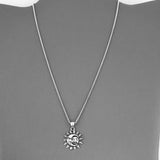 Sterling Silver Moon and Sun Necklace, Moon Necklace, Sunshine Necklace, Necklaces