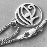 Sterling Silver Eye of Horus Necklace, Silver Chain, Religious Necklaces, Eye of Ra Chains