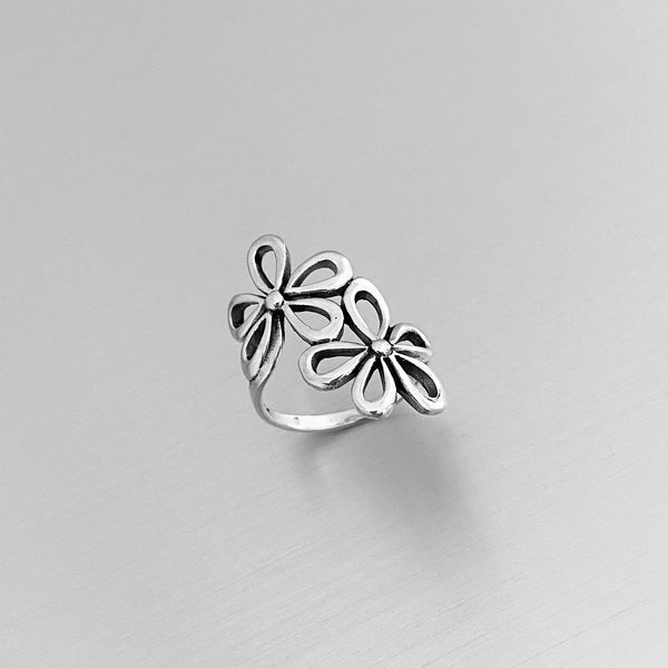 925 Sterling Silver Daisy Flower Wide band Ring ,Comfort Fit Victorian Band  Gift for Her at Rs 1157.63/piece, 925 Sterling Silver Ring in Jaipur
