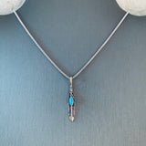 Sterling Silver Feather Necklace, Silver Necklace, Boho Necklace, Angels Necklace