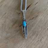 Sterling Silver Feather Necklace, Silver Necklace, Boho Necklace, Angels Necklace