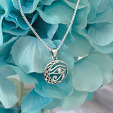 Sterling Silver Eye of Horus Necklace, Evil Eye Necklace, Silver Necklaces, Eye of Ra Necklace