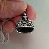 Sterling Silver Buddha Necklace, Silver Chain, Yoga Necklaces, Religious Chains
