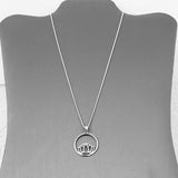 Sterling Silver Lotus Necklace, Silver Chain, Flower Necklaces, Spirit Flowers, Yoga Chains