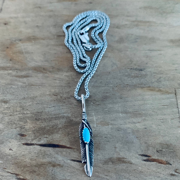 Sterling Silver Feather Necklace, Silver Necklace, Boho Necklace, Angels Necklace