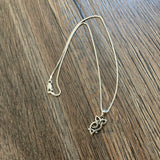 Sterling Silver Cut Out Owl Necklace, Silver Chain, Bird Necklaces, Spirit Birds