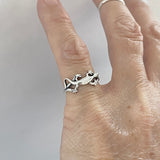 Sterling Silver Lizard Ring, Silver Rings, Reptile Ring, Animal, Snakes, Gecko