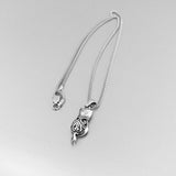 Sterling Silver Filigree Cat Necklace, Silver Chain, Kitty Necklaces, Animal Chains, Kitten