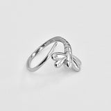 Sterling Silver Wraparound Dragonfly Ring, Bug Rings, Insect Ring, Spirit Bugs