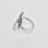 925 Sterling Silver Large Tree Of Life Ring | Boho Fortune Statement Silver Rings