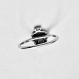 Sterling Silver Beach Seashell Ring | Dainty Ocean Jewelry Silver Rings