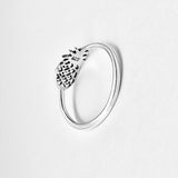 925 Sterling Silver Sideway Pineapple Ring | Dainty Tropical Fruit Silver Rings