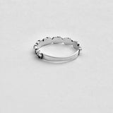 925 Sterling Silver Tiny Elephant Band Ring | Dainty Spirit Animal Silver Rings