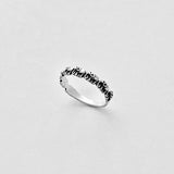 925 Sterling Silver Tiny Elephant Band Ring | Dainty Spirit Animal Silver Rings