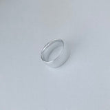 Sterling Silver Unisex 8MM High Polish wedding Band, Silver Rings, Stackable Bands
