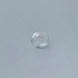 Sterling Silver Unisex 8MM High Polish wedding Band, Silver Rings, Stackable Bands