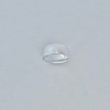 Sterling Silver Unisex 8MM High Polish wedding Band, Silver Rings, Stackable Bands