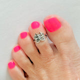 Sterling Silver Adjustable Butterfly Toe Ring, Boho Ring, Silver Ring, Spiritual Ring