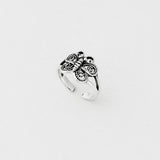 Sterling Silver Adjustable Butterfly Toe Ring, Boho Ring, Silver Ring, Spiritual Ring