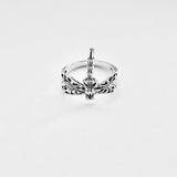 925 Sterling Silver Thin Filigree Dragonfly Ring | Delicate Boho Spirit Insect Jewelry