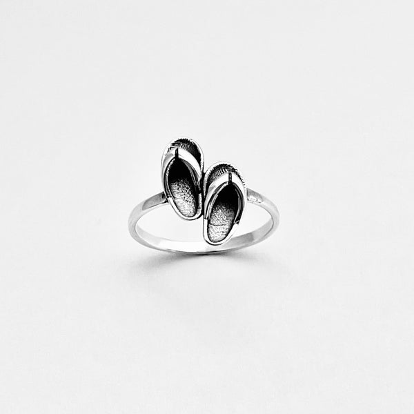 925 Sterling Silver Flip Flop Ring | Beach Sandals Hawaii Silver Ring