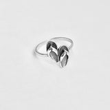 925 Sterling Silver Flip Flop Ring | Beach Sandals Hawaii Silver Ring