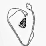 Sterling Silver Buddha Necklace, Silver Chain, Yoga Necklaces, Religious Jewelry