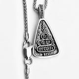 Sterling Silver Buddha Necklace, Silver Chain, Yoga Necklaces, Religious Jewelry