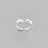Sterling Silver Bead Toe Ring, Silver Rings, Beads Jewelry, Ball Band