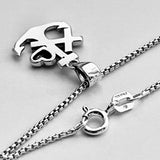 Sterling Silver Dainty Anchor Heart Cross Necklace, Silver Boat Chain, Ocean Jewelry