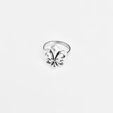 Sterling Silver Fleur De Lise Ring, Silver Rings, Saints Ring, France Symbol