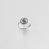 925 Sterling Silver Medium Moon And Sun Ring | Boho Celestial Sunshine Jewelry