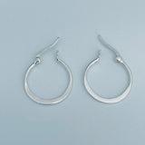 Sterling Silver Hoop Earring, Silver Earrings, Dangle Earrings, Silver Hoops