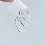 Sterling Silver Hoop Earring, Silver Earrings, Dangle Earrings, Silver Hoops