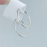 Sterling Silver Hoop Earring, Silver Earrings, Dangle Earrings, Silver Hoops