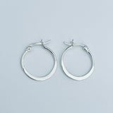 Sterling Silver Hoop Earring, Silver Earrings, Dangle Earrings, Silver Hoops