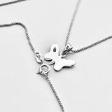 Sterling Silver Small Dainty Butterfly Necklace, Silver Chain, Spirit Bug Jewelry