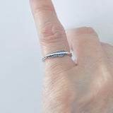 Sterling Silver Tiny Feather Ring | Dainty Angel Wing & Bird Jewelry
