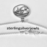 Sterling Silver Eye of Horus Necklace, Silver Chain, Religious Necklaces, Eye of Ra Chains