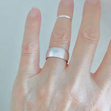 Sterling Silver Unisex 8MM High Polish wedding Band, Silver Rings, Stackable Bands