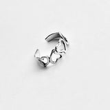 Sterling Silver Four Hearts Toe Ring, Silver Rings, Love Heart Jewelry