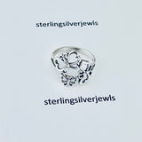 Sterling Sterling Three Butterfly Ring, Animal Rings, Spirit Bugs