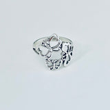 925 Sterling Silver Three Butterfly Ring | Boho Spirit Animal Insect Jewelry