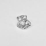 Sterling Sterling Three Butterfly Ring, Animal Rings, Spirit Bugs