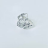 925 Sterling Silver Three Butterfly Ring | Boho Spirit Animal Insect Jewelry