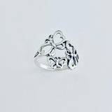 925 Sterling Silver Three Butterfly Ring | Boho Spirit Animal Insect Jewelry