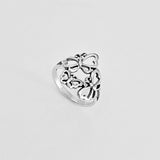 Sterling Sterling Three Butterfly Ring, Animal Rings, Spirit Bugs