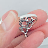 Sterling Sterling Three Butterfly Ring, Animal Rings, Spirit Bugs